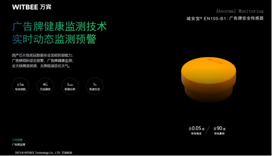 萬賓科技廣告牌安全傳感器EN100-B1實時動態(tài)監(jiān)測預(yù)警(圖2)